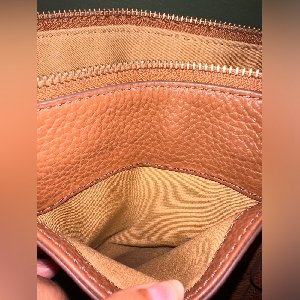 FOSSIL Jenna Tote Genuine Leather Y2K Bag - Picture 2 of 13